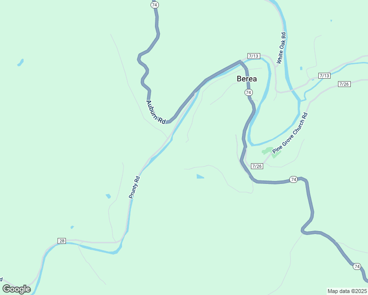 map of restaurants, bars, coffee shops, grocery stores, and more near 199 Alex Bliss Way in Berea