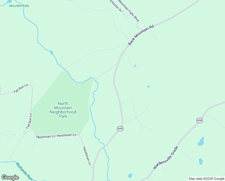 map of restaurants, bars, coffee shops, grocery stores, and more near 4711 Back Mountain Road in Winchester