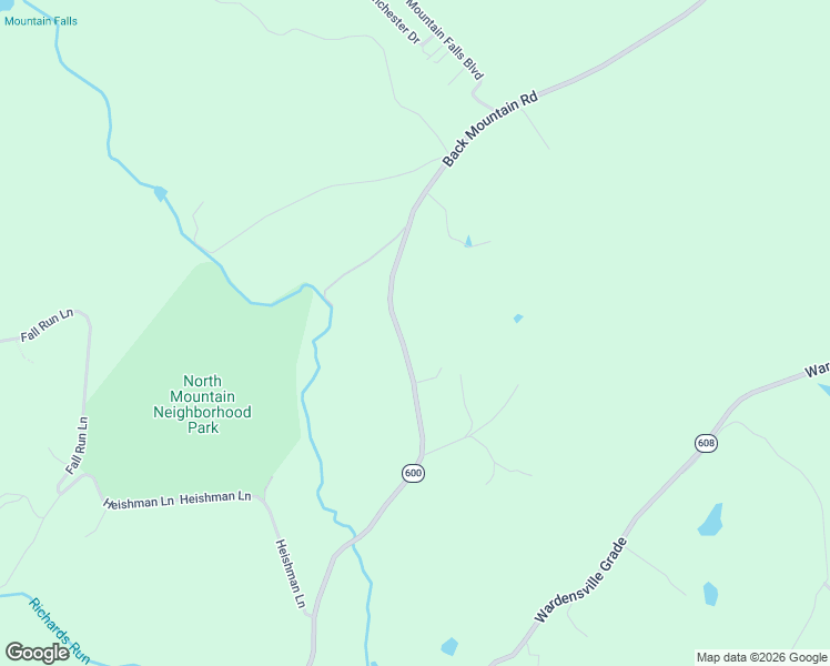 map of restaurants, bars, coffee shops, grocery stores, and more near 4711 Back Mountain Road in Winchester