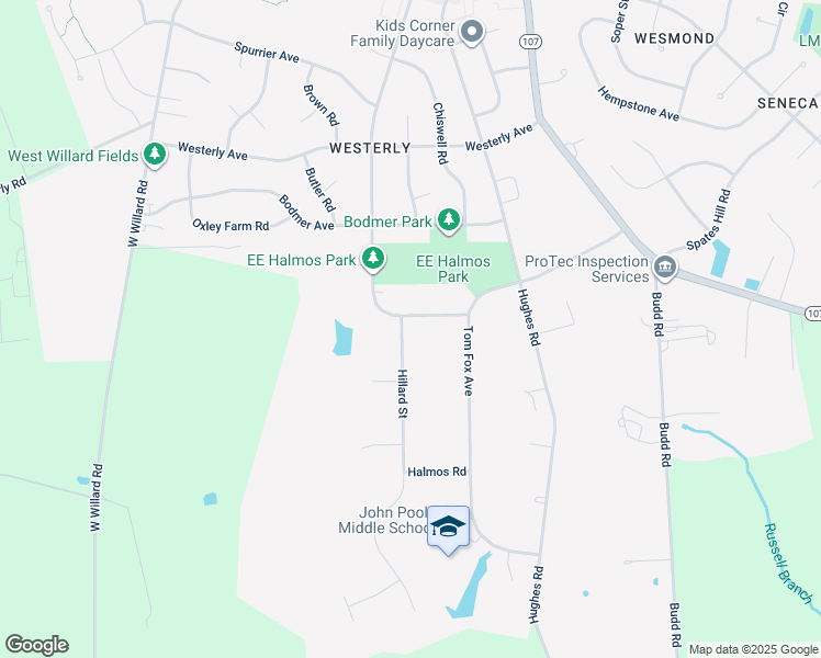 map of restaurants, bars, coffee shops, grocery stores, and more near 16910 Hoskinson Road in Poolesville