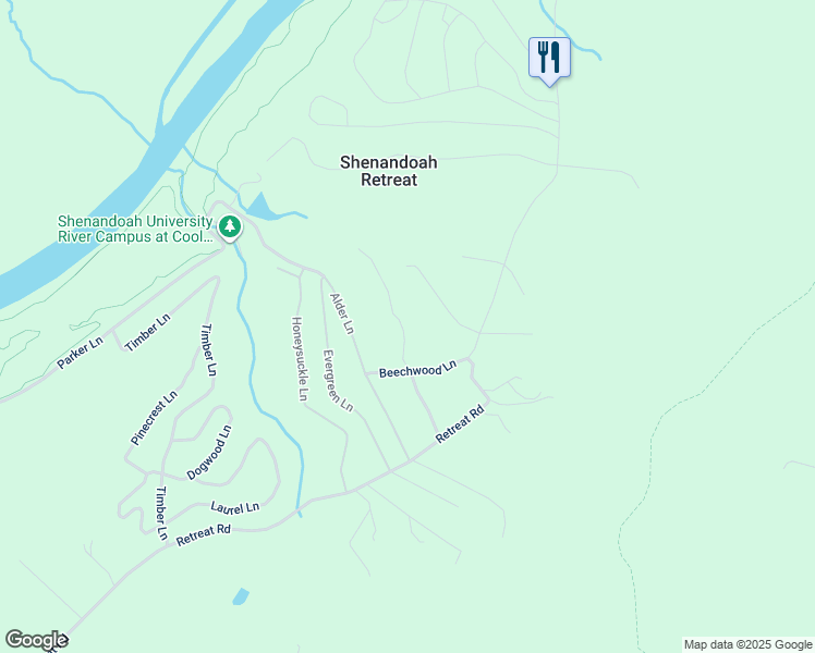 map of restaurants, bars, coffee shops, grocery stores, and more near 549 Summerville Road in Boyce