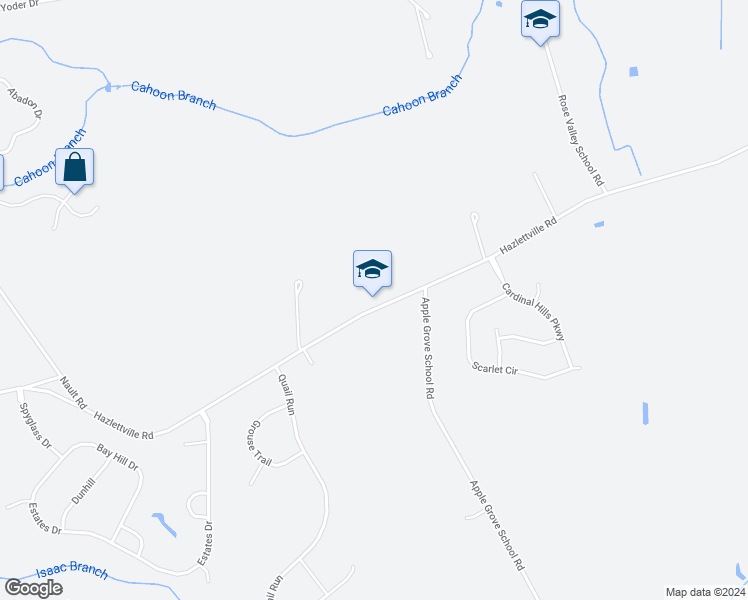 map of restaurants, bars, coffee shops, grocery stores, and more near 2392 County Road 73 in Dover
