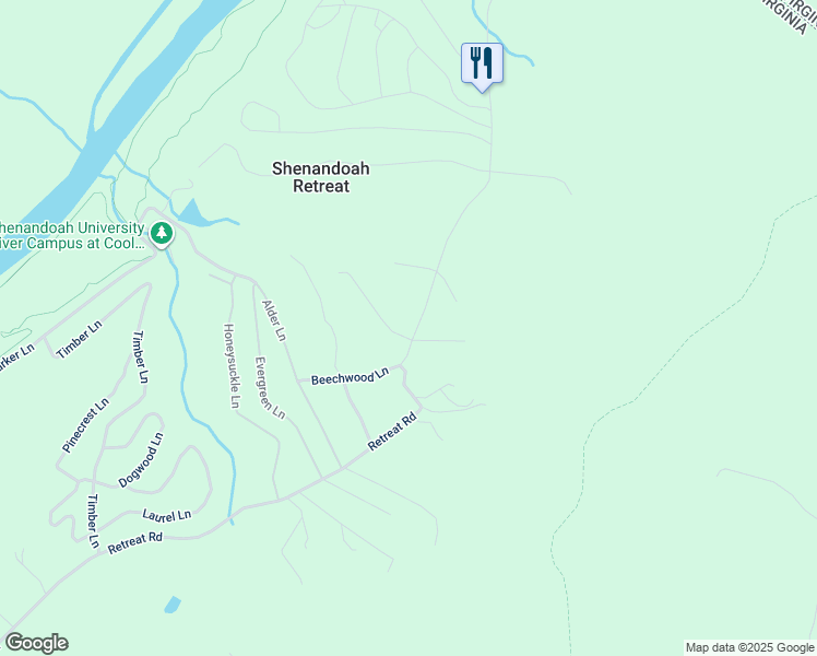 map of restaurants, bars, coffee shops, grocery stores, and more near 12470 Lord Fairfax Highway in Boyce
