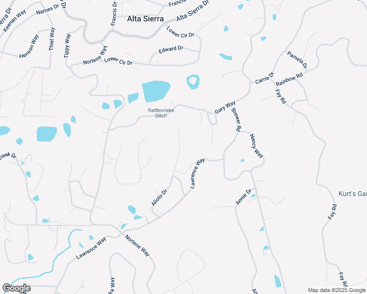 map of restaurants, bars, coffee shops, grocery stores, and more near 16671 Alioto Drive in Grass Valley