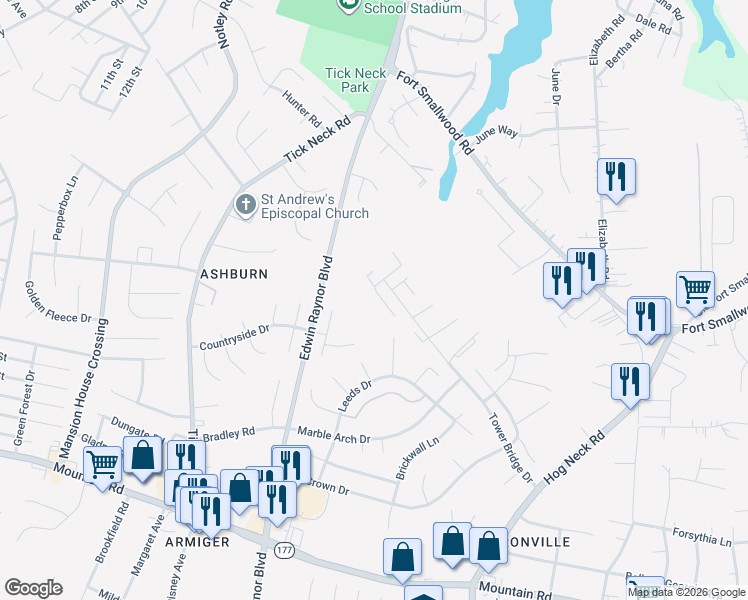 map of restaurants, bars, coffee shops, grocery stores, and more near 7908 Sutherland Court in Pasadena