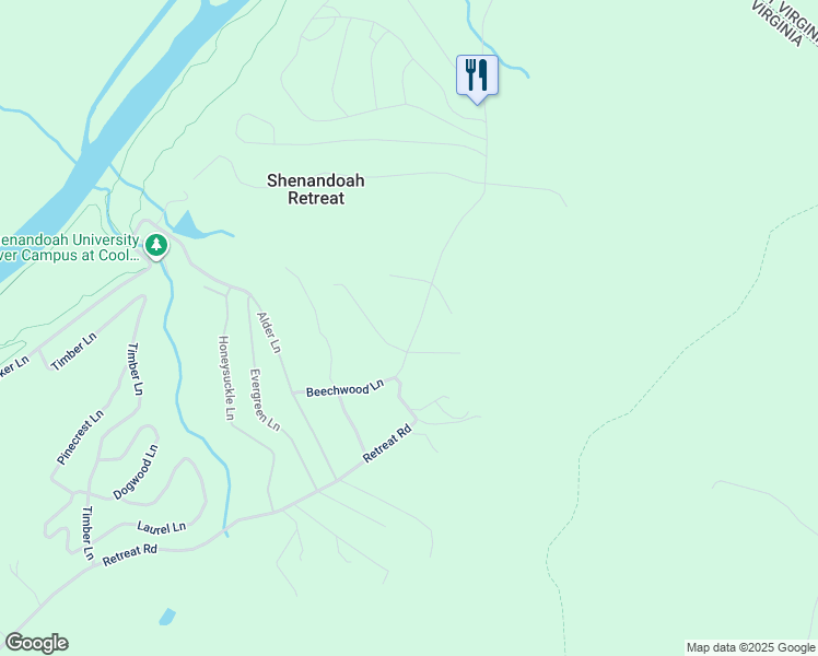 map of restaurants, bars, coffee shops, grocery stores, and more near 305 Salem Church Road in Boyce
