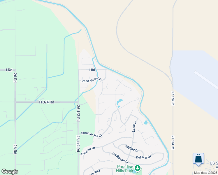 map of restaurants, bars, coffee shops, grocery stores, and more near 2673 Foxen Ct in Grand Junction