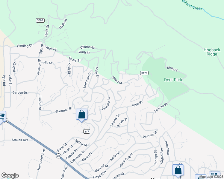 map of restaurants, bars, coffee shops, grocery stores, and more near 7360 Lassen Street in Nice