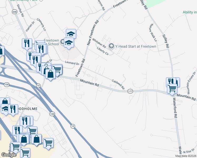 map of restaurants, bars, coffee shops, grocery stores, and more near 167 Jacobia Drive in Pasadena