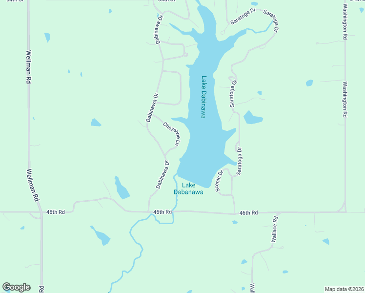 map of restaurants, bars, coffee shops, grocery stores, and more near 4848 Cheyenne Lane in McLouth