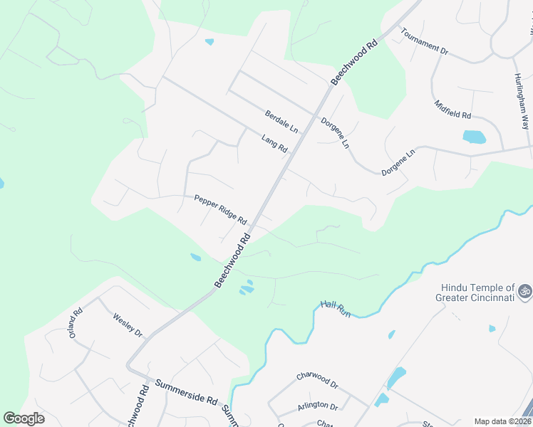 map of restaurants, bars, coffee shops, grocery stores, and more near 4954 Beechwood Road in Cincinnati