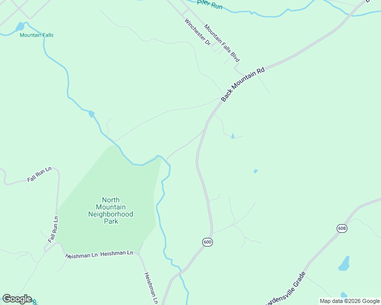 map of restaurants, bars, coffee shops, grocery stores, and more near 4652 Back Mountain Road in Winchester