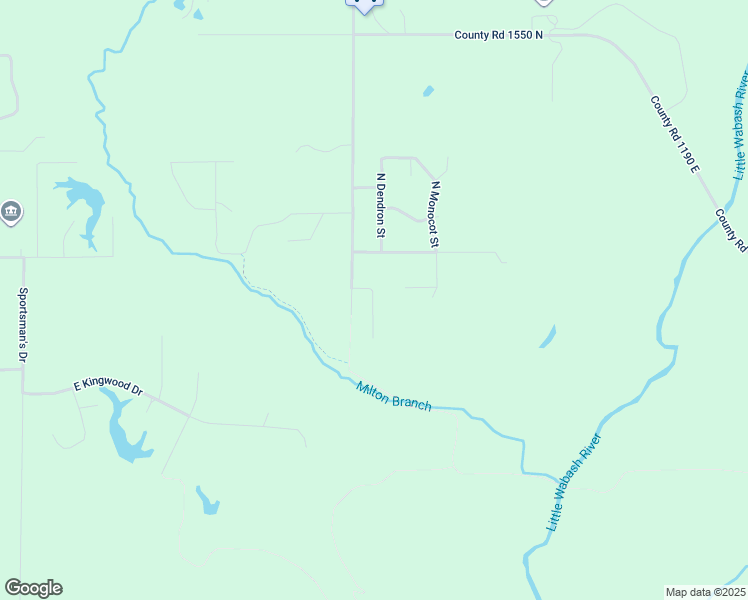 map of restaurants, bars, coffee shops, grocery stores, and more near 11157 East Maywood Street in Effingham