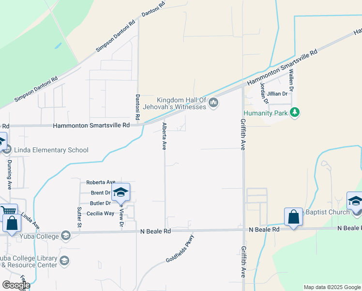 map of restaurants, bars, coffee shops, grocery stores, and more near 6177 Alberta Avenue in Marysville