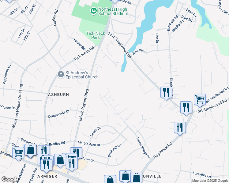 map of restaurants, bars, coffee shops, grocery stores, and more near 3640 Saltwood Glen in Pasadena
