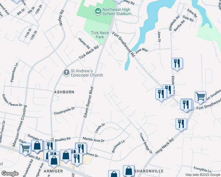 map of restaurants, bars, coffee shops, grocery stores, and more near 7908 Wellesley Court in Pasadena