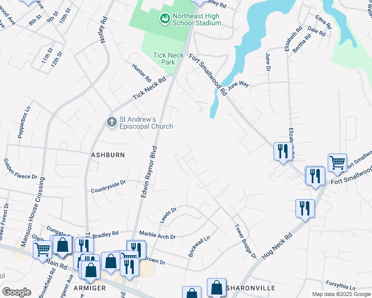 map of restaurants, bars, coffee shops, grocery stores, and more near 7908 Wellesley Court in Pasadena