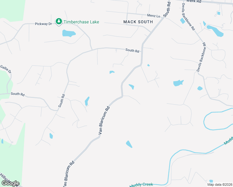 map of restaurants, bars, coffee shops, grocery stores, and more near 2261 Van Blaricum Road in Cincinnati