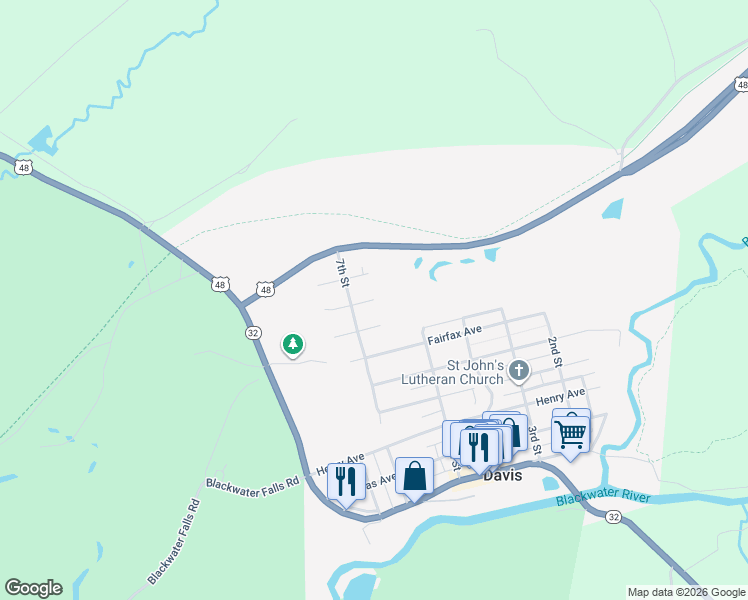map of restaurants, bars, coffee shops, grocery stores, and more near 55 Cousin Drive in Davis