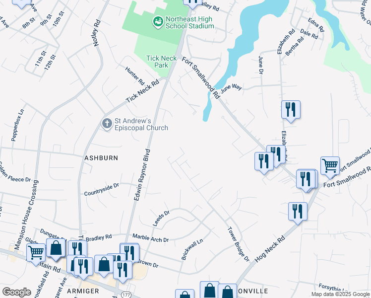 map of restaurants, bars, coffee shops, grocery stores, and more near 7913 Wellesley Court in Pasadena