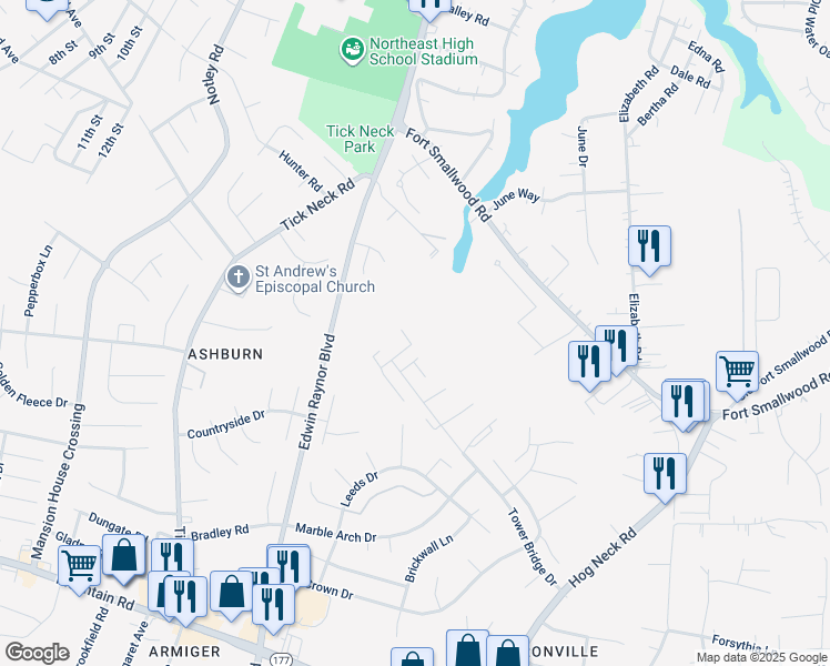 map of restaurants, bars, coffee shops, grocery stores, and more near 7913 Wellesley Court in Pasadena