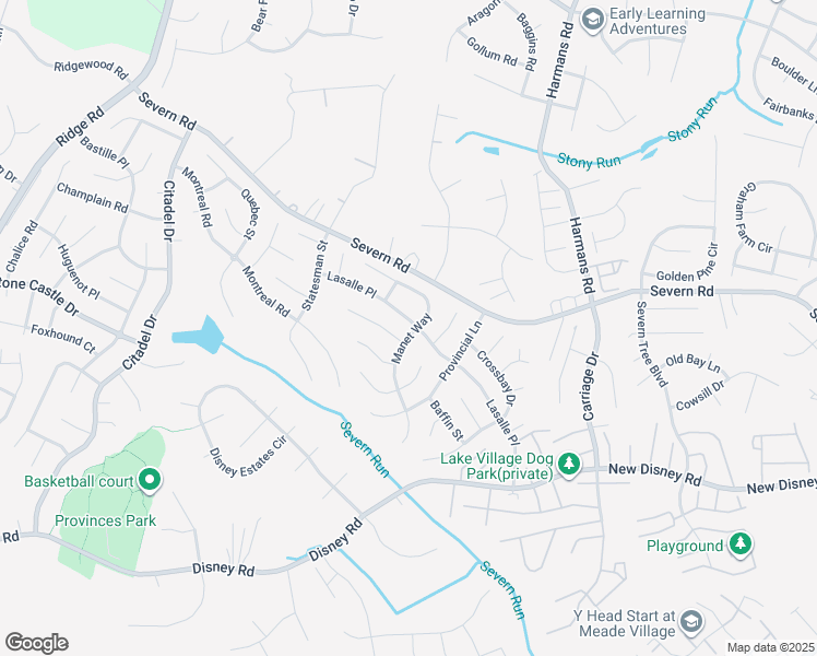 map of restaurants, bars, coffee shops, grocery stores, and more near 1801 Lasalle Place in Severn