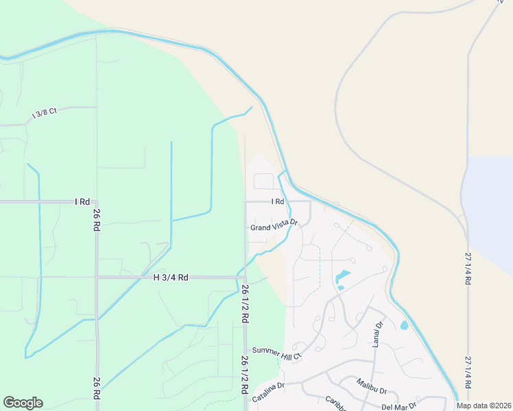 map of restaurants, bars, coffee shops, grocery stores, and more near 2653 I Road in Grand Junction