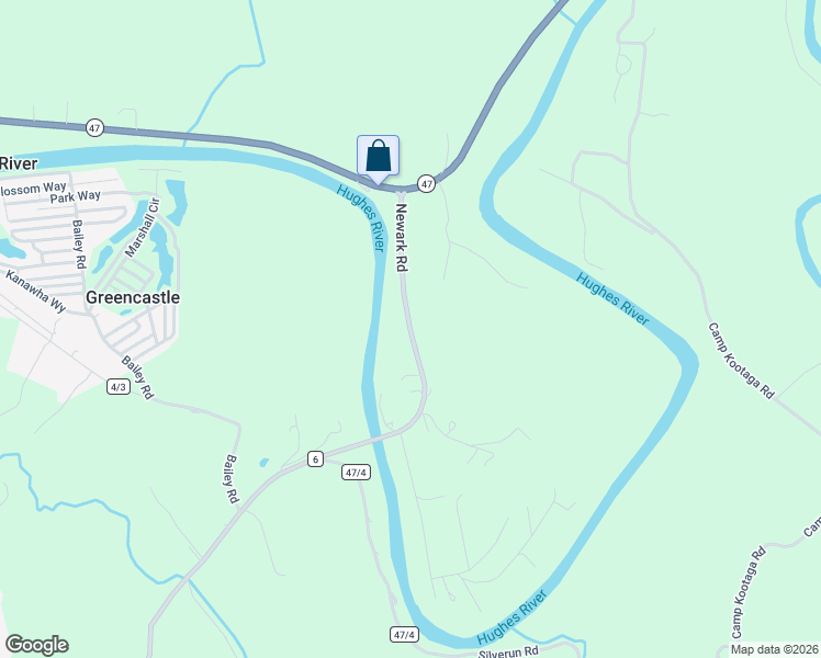 map of restaurants, bars, coffee shops, grocery stores, and more near Newark Road in Freeport