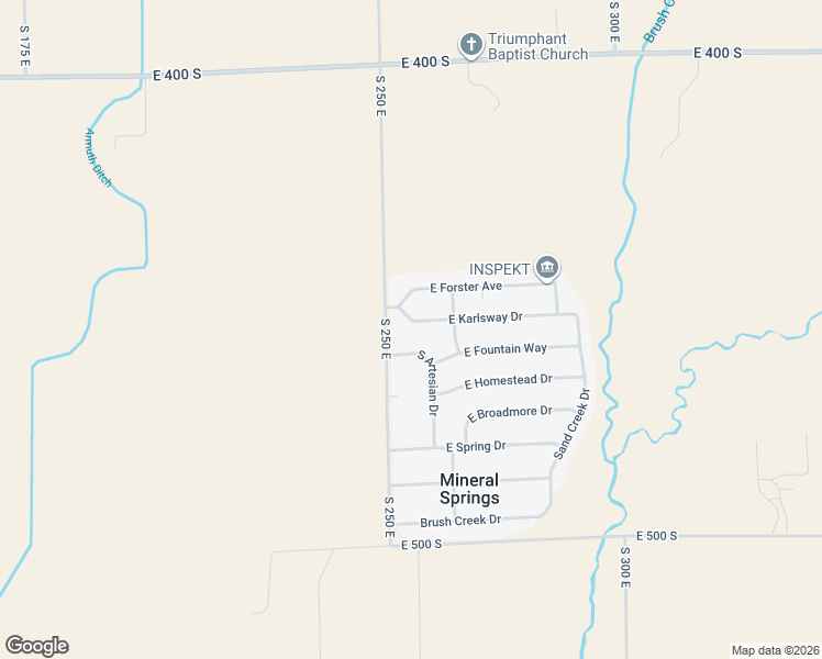 map of restaurants, bars, coffee shops, grocery stores, and more near 7343 South Artesian Drive in Columbus