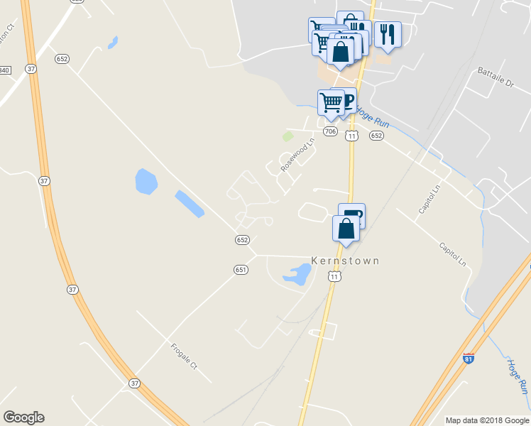map of restaurants, bars, coffee shops, grocery stores, and more near 111 Cranberry Court in Winchester