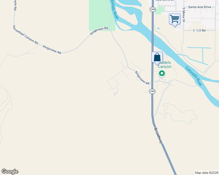 map of restaurants, bars, coffee shops, grocery stores, and more near 919 Prince Way in Fruita