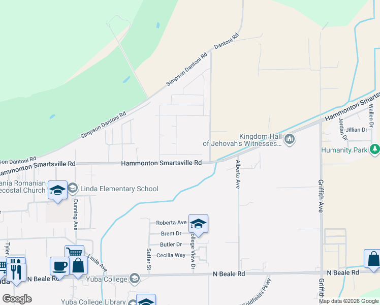 map of restaurants, bars, coffee shops, grocery stores, and more near 2193 Rick Drive in Marysville