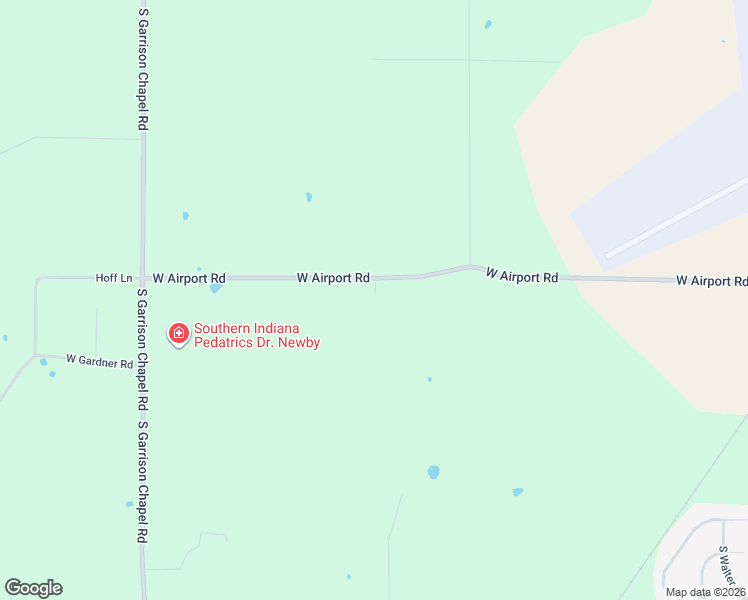 map of restaurants, bars, coffee shops, grocery stores, and more near 7221 West Airport Road in Bloomington