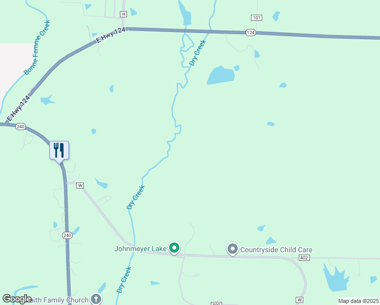 map of restaurants, bars, coffee shops, grocery stores, and more near 309 State Route W in Fayette