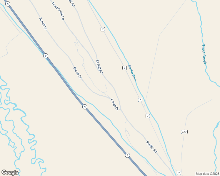 map of restaurants, bars, coffee shops, grocery stores, and more near 777 Redhill Road in Fairplay