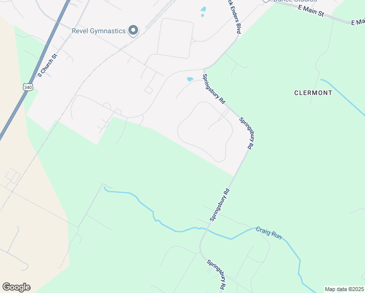 map of restaurants, bars, coffee shops, grocery stores, and more near 769 Mcguire Circle in Berryville