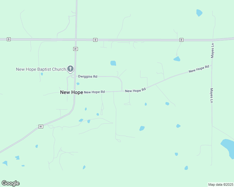 map of restaurants, bars, coffee shops, grocery stores, and more near 90 New Hope Road in Elsberry