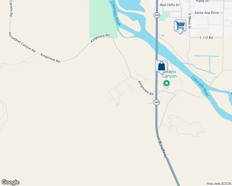 map of restaurants, bars, coffee shops, grocery stores, and more near 919 Prince Way in Fruita