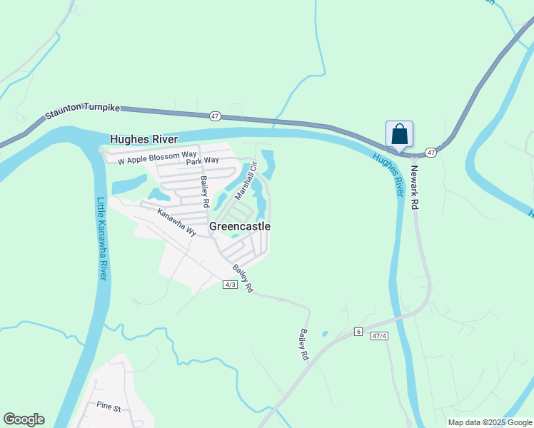 map of restaurants, bars, coffee shops, grocery stores, and more near 227 Cherokee Way in Elizabeth