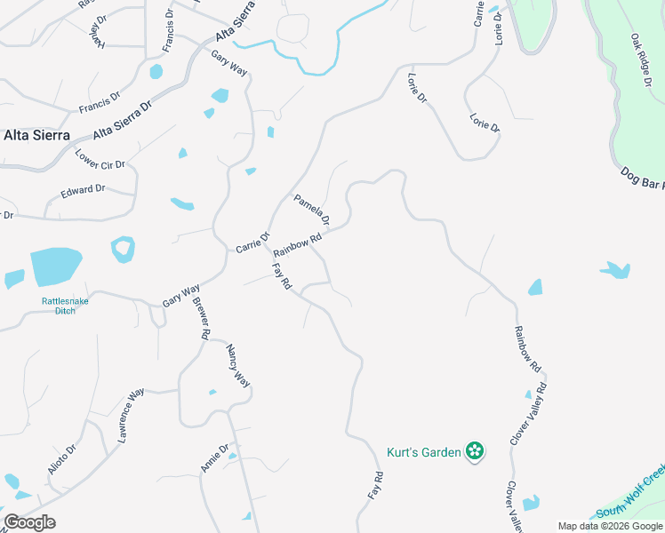 map of restaurants, bars, coffee shops, grocery stores, and more near 15987 John Way in Grass Valley