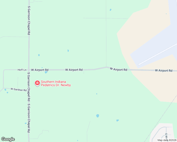 map of restaurants, bars, coffee shops, grocery stores, and more near 7221 West Airport Road in Bloomington