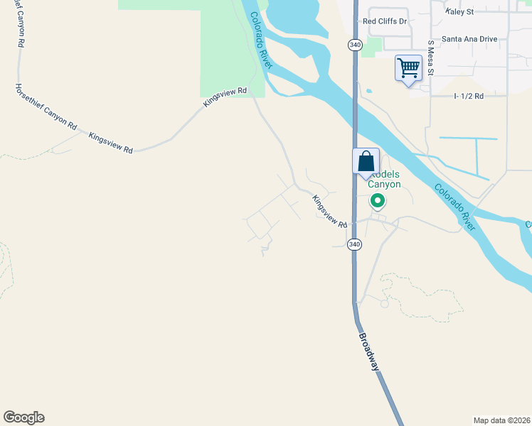 map of restaurants, bars, coffee shops, grocery stores, and more near 919 Prince Way in Fruita