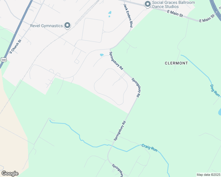 map of restaurants, bars, coffee shops, grocery stores, and more near 517 Mcguire Circle in Berryville