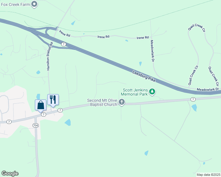 map of restaurants, bars, coffee shops, grocery stores, and more near 39267 Karlino Court in Hamilton