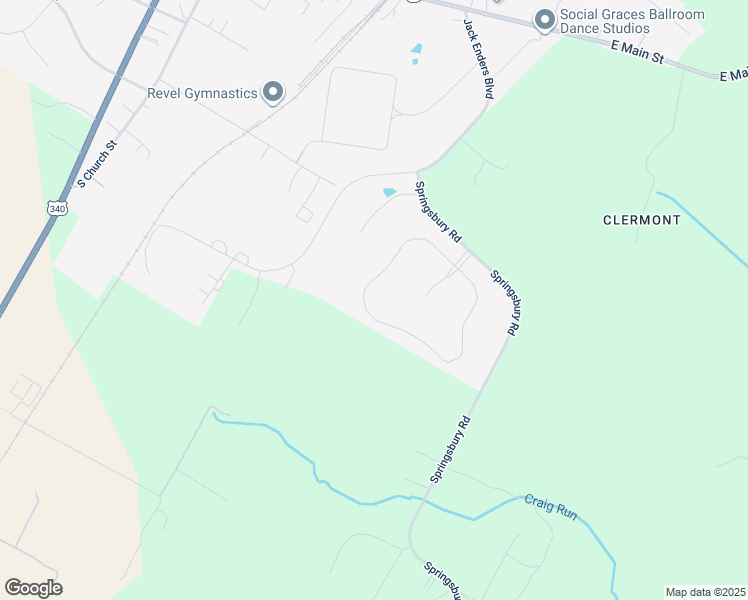 map of restaurants, bars, coffee shops, grocery stores, and more near 754 McGuire Circle in Berryville