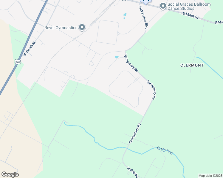 map of restaurants, bars, coffee shops, grocery stores, and more near 754 Mcguire Circle in Berryville