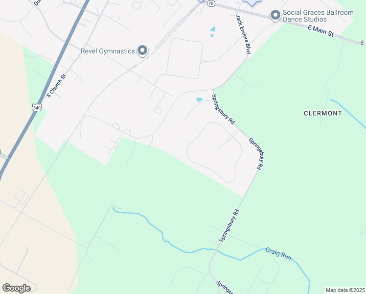 map of restaurants, bars, coffee shops, grocery stores, and more near 753 McGuire Circle in Berryville