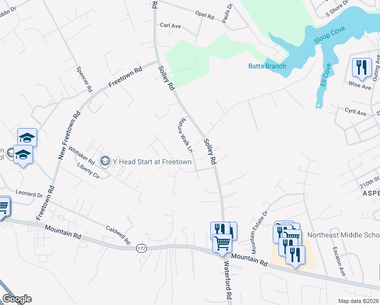 map of restaurants, bars, coffee shops, grocery stores, and more near 334 Nature Walk Lane in Pasadena