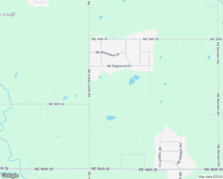 map of restaurants, bars, coffee shops, grocery stores, and more near 5020 Northeast Indian Creek Road in Topeka