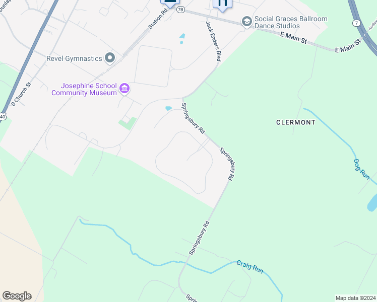 map of restaurants, bars, coffee shops, grocery stores, and more near 505 Burwell Court in Berryville